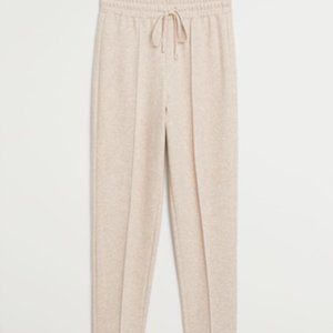 Mango pull on high waist pants